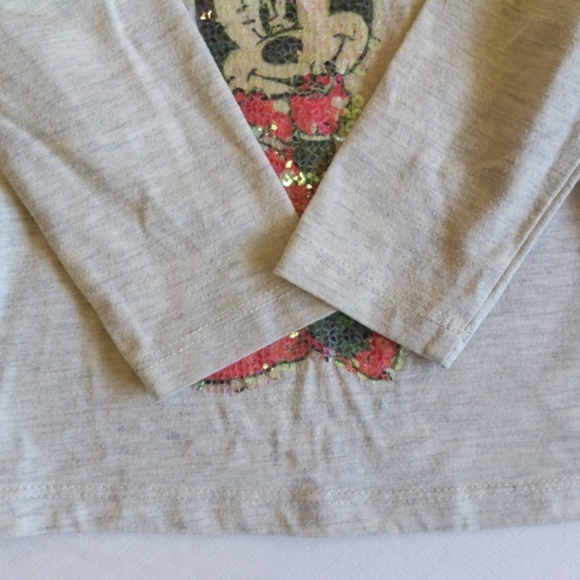 disney sequin minnie mouse graphic long sleeve shirt 2T toddler girls - Picture 3 of 6